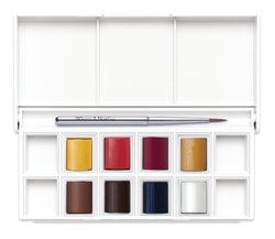 Cotman Watercolours Portrait Pocket Set, 8 Half Pans (Winsor & Newton)