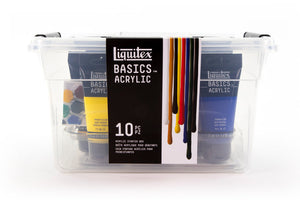 Basics Acrylic Starter Box, 9x75ml (Liquitex Basics)