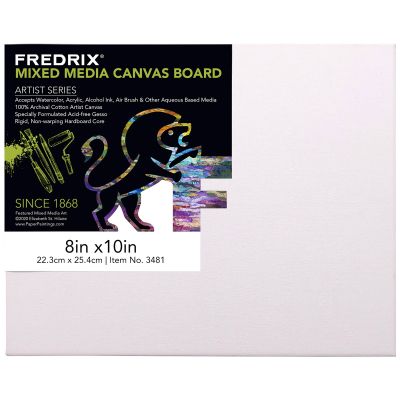 8"X10" ARTIST MIXED MEDIA Archival Canvas Board (FREDRIX)