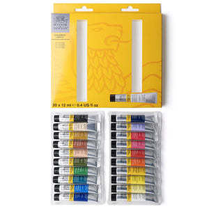 Winsor & Newton Galeria Acrylic 20-Color Set, 12 ml Tubes (Winsor & Newton)