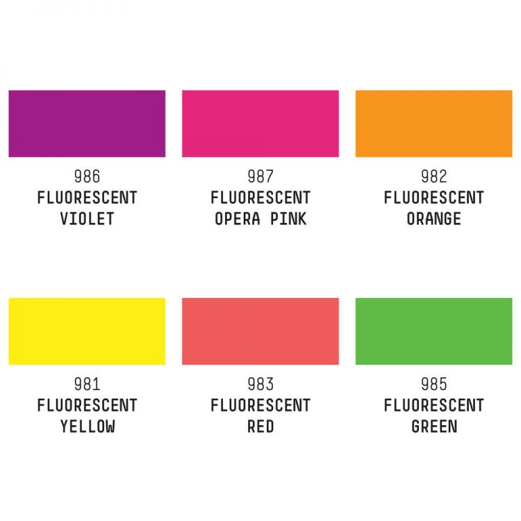 Opacity Chart - Liquitex Pofessional Soft Body Acrylic Paint