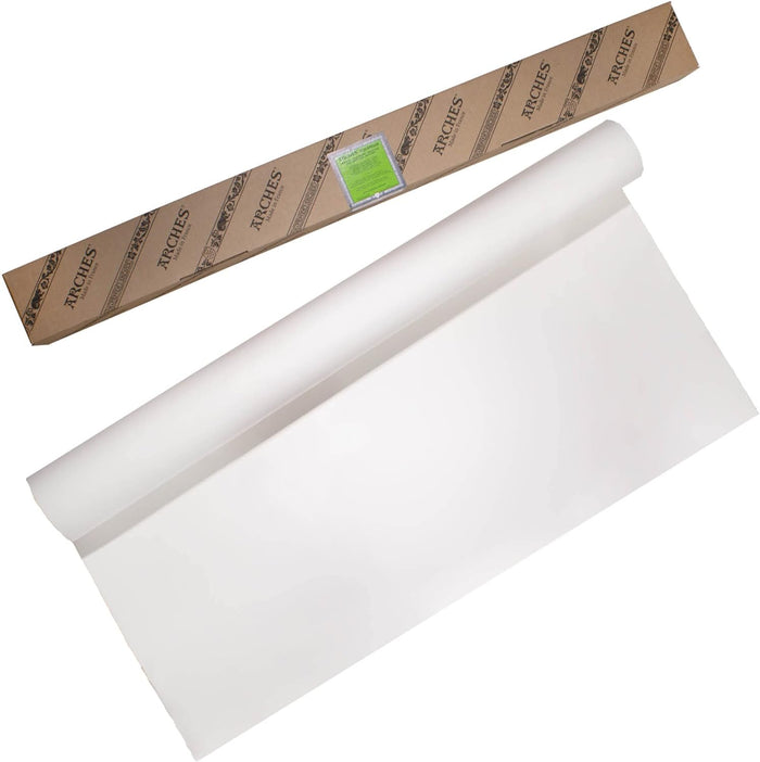 ARCHES® Aquarelle Watercolor Paper, 44"x10yd Roll, Natural White, Cold Press, 140 lbs (Arches)
