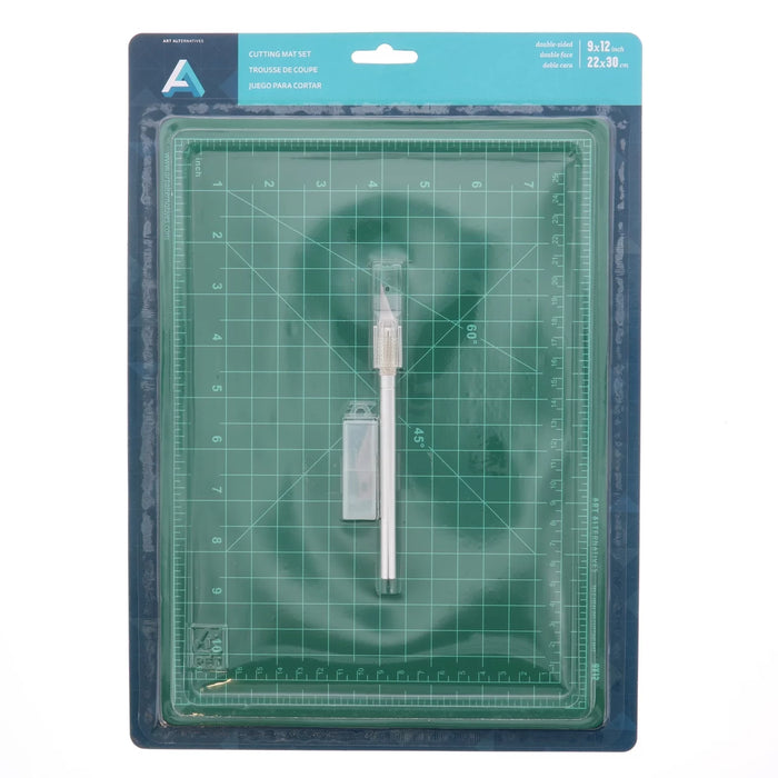 Self Healing Cutting Mat with Blades, 9"x12" (Art Alternatives)