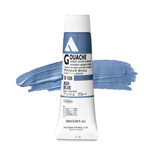 Ash Blue D158A (Holbein Acrylic Gouache)