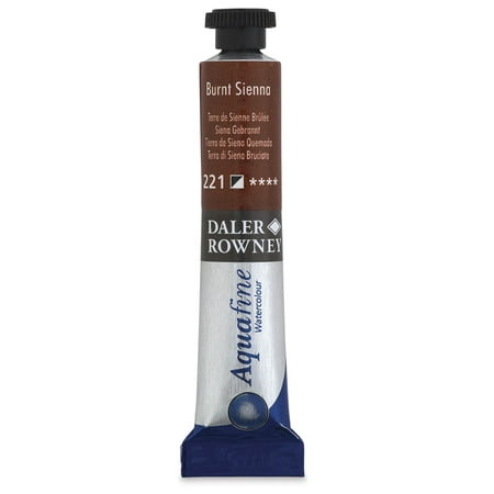 Burnt Sienna, 8ml Tube (Daler-Rowney Aquafine Watercolour)