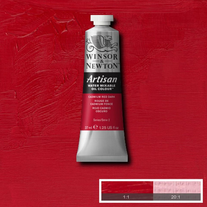 Cadmium Red Dark (Winsor & Newton Artisan Water Mixable Oil)