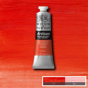 Cadmium Red Hue (Winsor & Newton Artisan Water Mixable Oil)