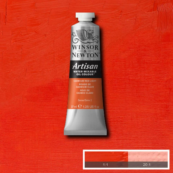 Cadmium Red Light (Winsor & Newton Artisan Water Mixable Oil)