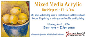  Mixed Media Acrylic Workshop 