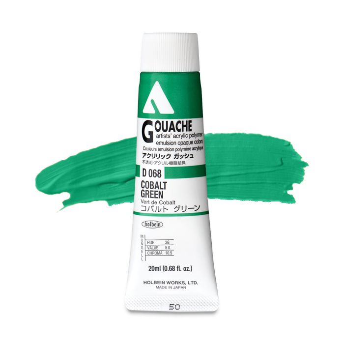 Cobalt Green D068A (Holbein Acrylic Gouache)