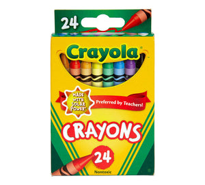 Crayola Classic Crayons Assorted Colors, 24 Count (Crayola)