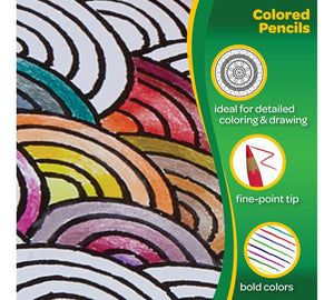 Crayola Colored Pencil Set, Assorted Colors, 12 Count (Crayola)
