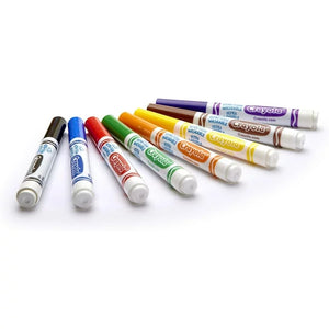 Crayola Ultra-Clean Washable Broad Line Markers, Classic Colors, 8 Count (Crayola)