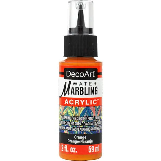 Water Marbling Paint, Orange (DecoArt)