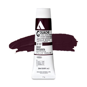 Deep Magenta D117A (Holbein Acrylic Gouache)