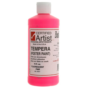Flourescent Pink BesTemp Tempera Poster Paint (Certified Artist)