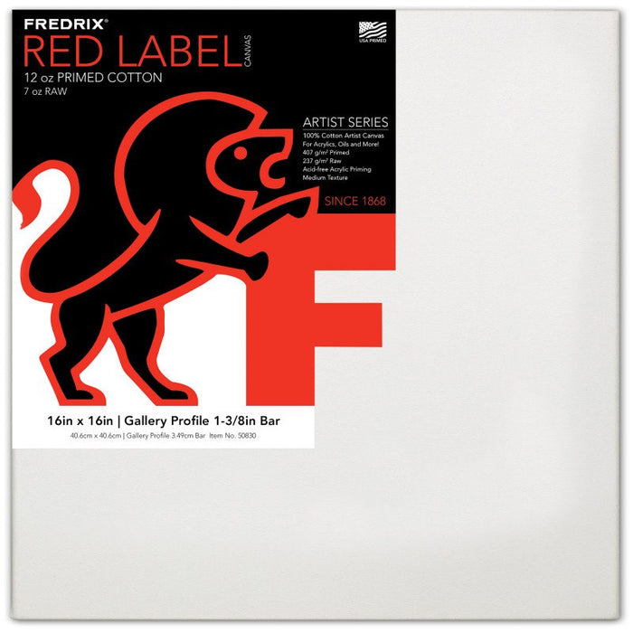 16"x16" ARTIST SERIES RED LABEL Gallery Profile (FREDRIX)