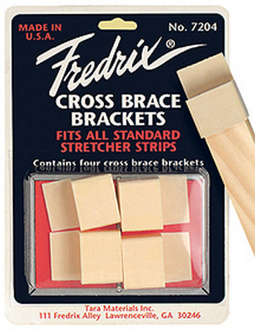 Cross Brace Brackets, Pack of 4 (Fredrix)