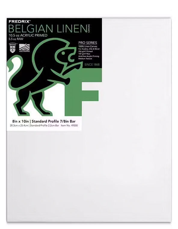 8"x10" PRO SERIES Belgian Linen Standard Profile (FREDRIX)