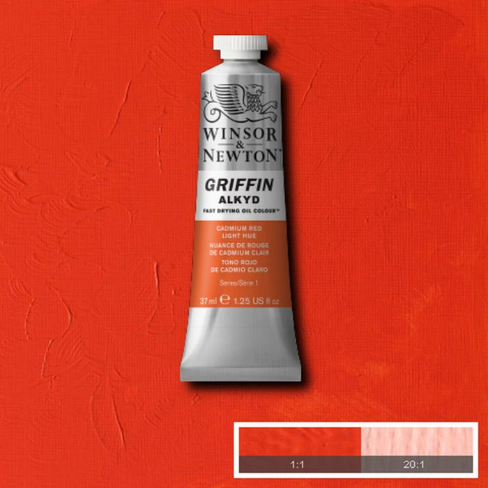 Cadmium Red Light Hue (Winsor & Newton Griffin Alkyd)