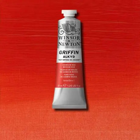 Cadmium Red Medium Hue (Winsor & Newton Griffin Alkyd)