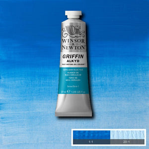 Cerulean Blue Hue ((Winsor & Newton Griffin Alkyd)