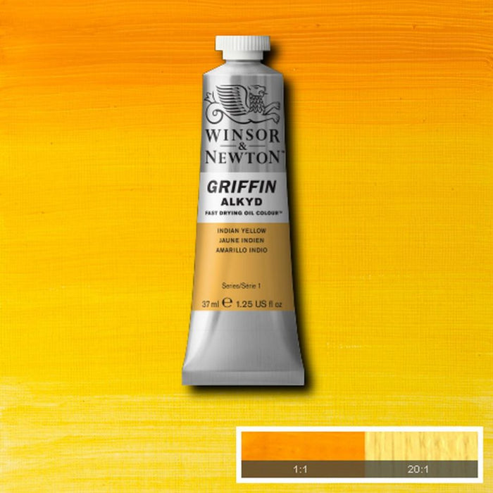 Indian Yellow (Winsor & Newton Griffin Alkyd)