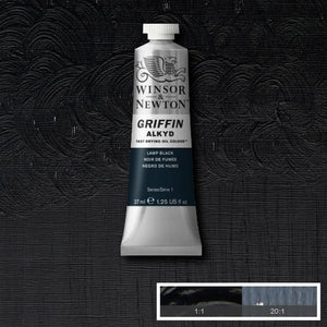 Lamp Black (Winsor & Newton Griffin Alkyd)