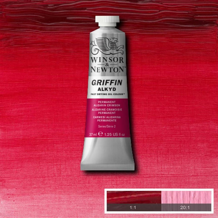 Permanent Alizarin Crimson (Winsor & Newton Griffin Alkyd)