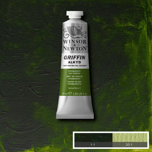 Permanent Sap Green (Winsor & Newton Griffin Alkyd)