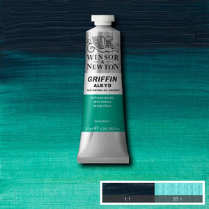 Phthalo Green (Winsor & Newton Griffin Alkyd)