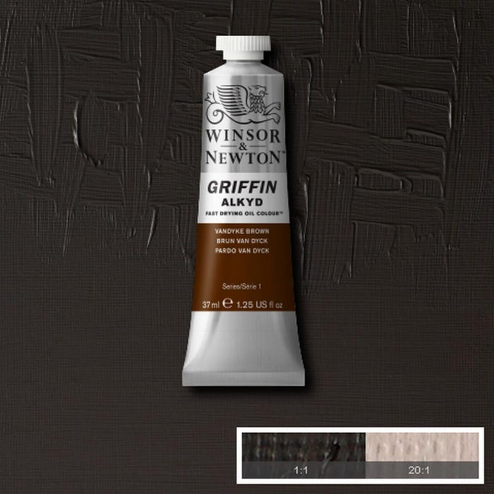 Vandyke Brown (Winsor & Newton Griffin Alkyd)(