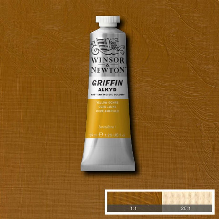 Yellow Ochre (Winsor & Newton Griffin Alkyd)