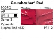 GRUMBACHER RED P095G (Grumbacher Pre-Tested Professional Oil)