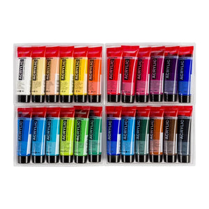 Acrylics General Selection Set of 24 Colors (Amsterdam)