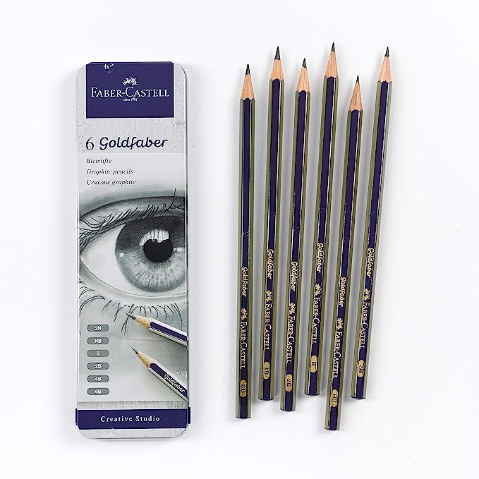 Goldfaber Graphite Pencil Set of 6 (Faber-Castell)