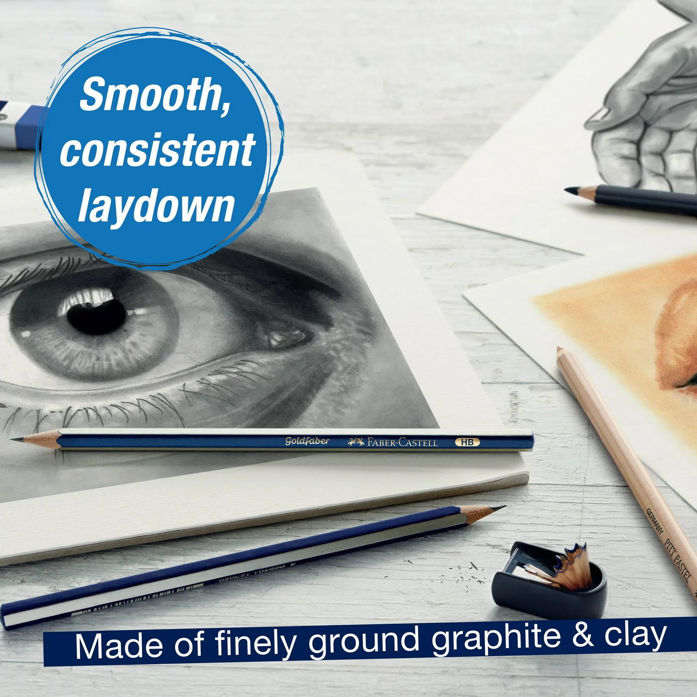 Goldfaber Graphite Pencil Set of 6 Faber Castell Alabama Art