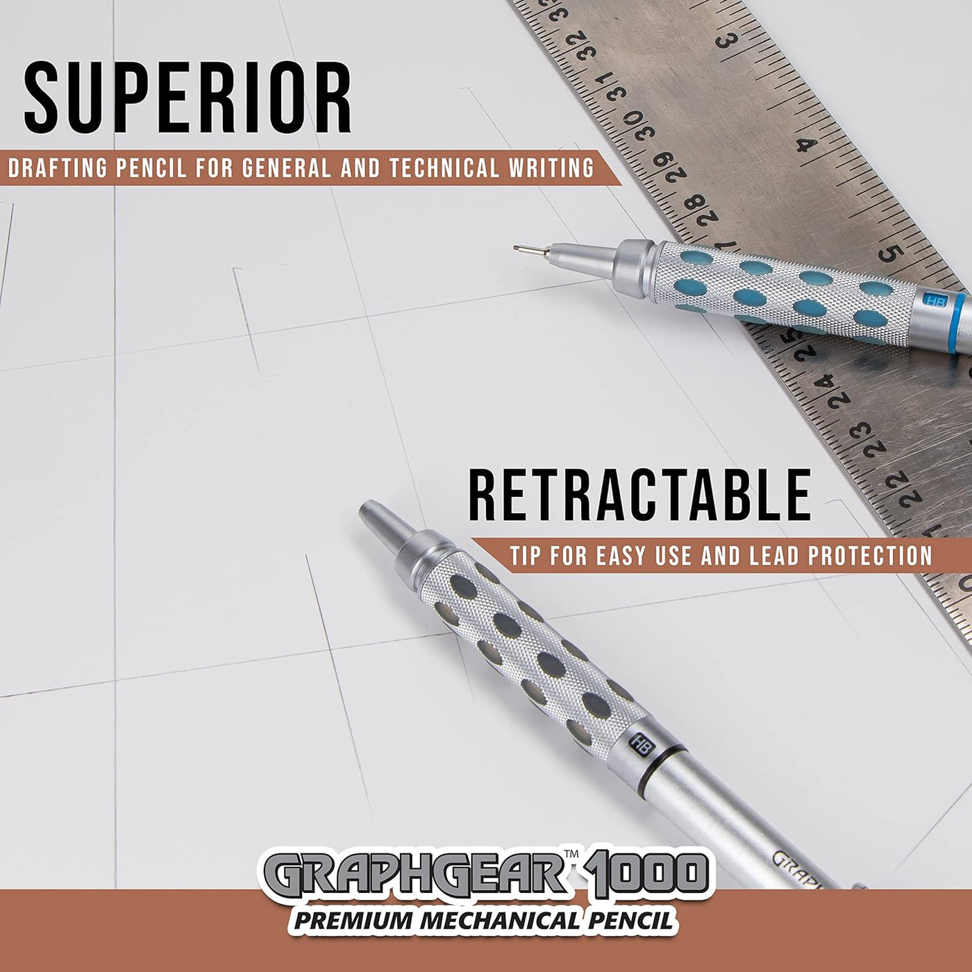 Pentel GraphGear 1000 Drafting Pencil - 0.5 mm