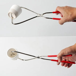 12” Steel Glaze Dipping Tongs