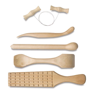 Heavy-Duty Wooden Pottery Kit, Set of 5 (Jack Richeson)