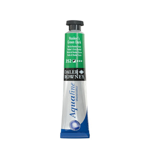 Hooker's Green Dark, 8ml Tube (Daler-Rowney Aquafine Watercolour)