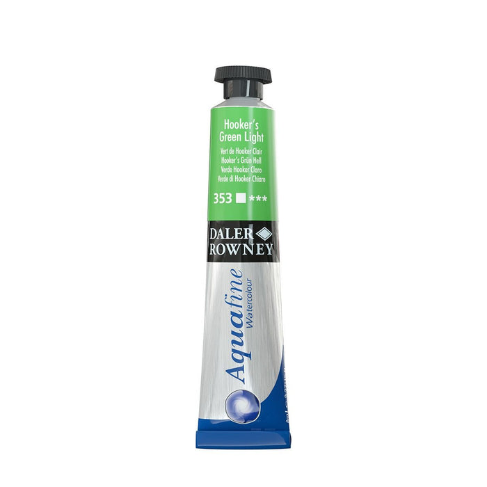 Hooker's Green Light, 8ml Tube (Daler-Rowney Aquafine Watercolour)