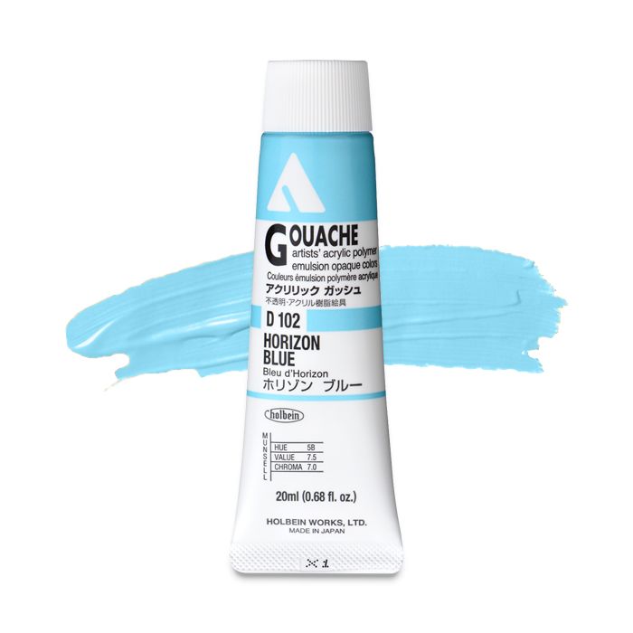 Horizon Blue D102A (Holbein Acrylic Gouache)