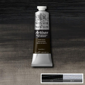Ivory Black (Winsor & Newton Artisan Water Mixable Oil)