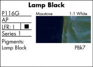 LAMP BLACK P116G (Grumbacher Pre-Tested Professional Oil)
