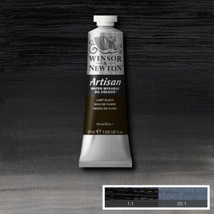 Lamp Black (Winsor & Newton Artisan Water Mixable Oil)