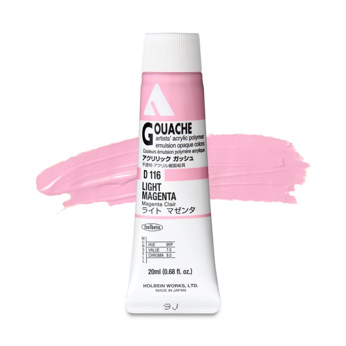 Light Magenta D116A (Holbein Acrylic Gouache)