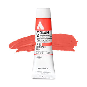 Luminous Red D195C (Holbein Acrylic Gouache)