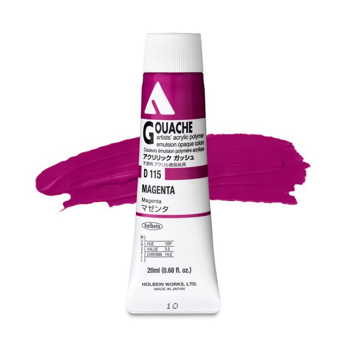 Magenta D115A (Holbein Acrylic Gouache)