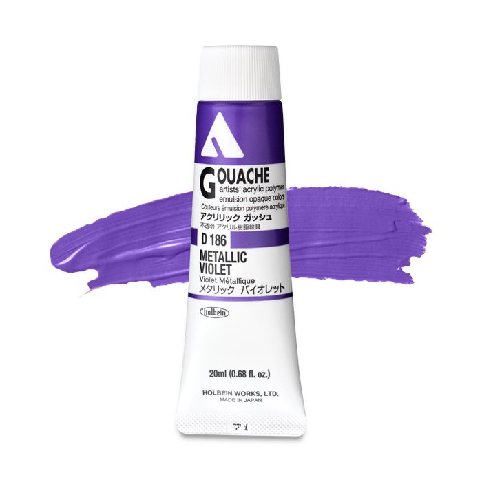 Metallic Violet D186C (Holbein Acrylic Gouache)